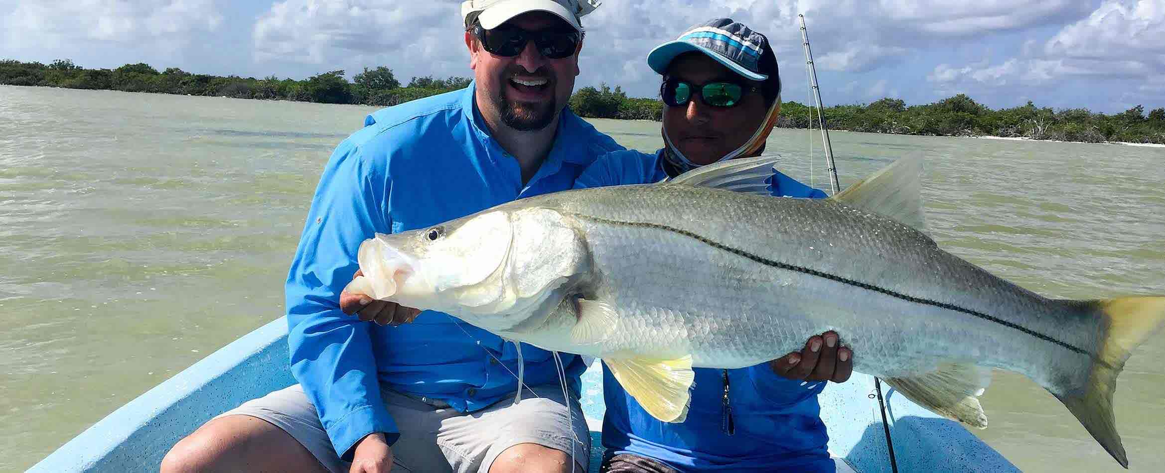 Ascension Bay Mexico Fly Fishing for Giant Snook